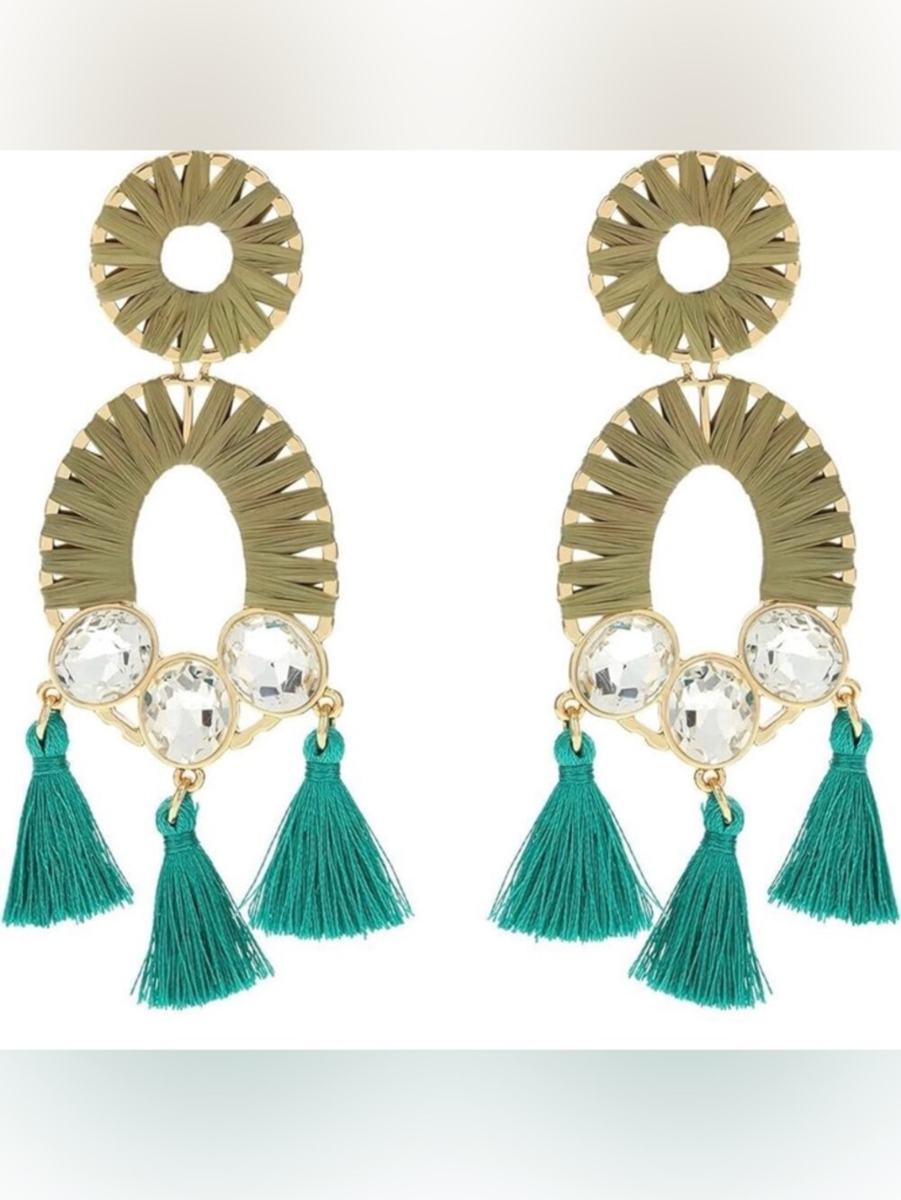 Lilly boho statement fringe earrings